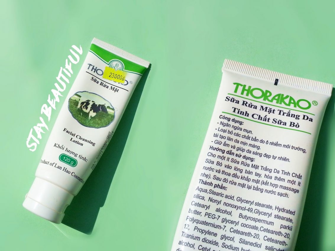 [REVIEW] Sữa rửa mặt Thorakao
